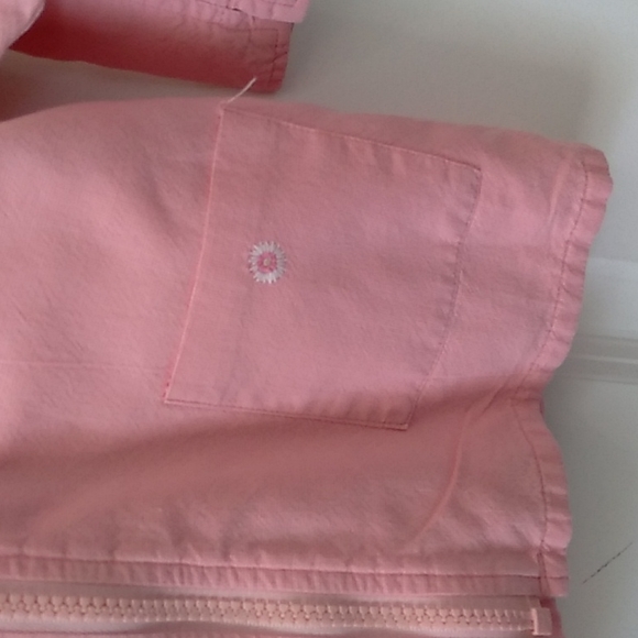 Jacadi light pink beautiful fall/spring hooded baby Jacket 12 month - Picture 2 of 5